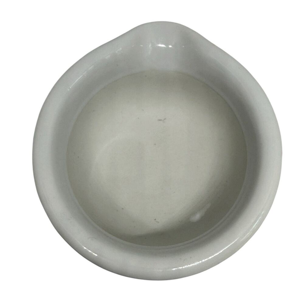 White Porcelain Mortar & Pestle Set, 5oz - Unglazed Grinding Surface Unbranded - Picture 8 of 16